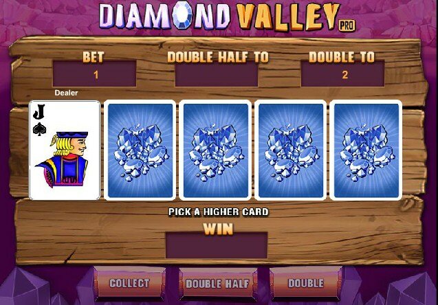 Игровой автомат Diamond valley pro риск-игра