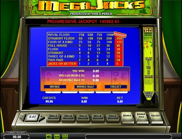 игровой автомат mega jack video poker играть бесплатно и без регистрации