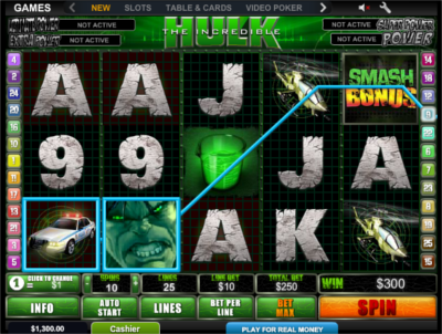 Игровой автомат Невероятный Халк (Incredible Hulk) играть бесплатно