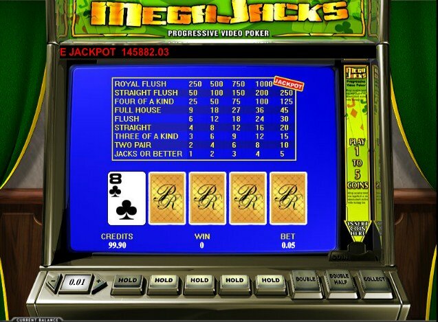 mega jack video poker описание игрового автомата