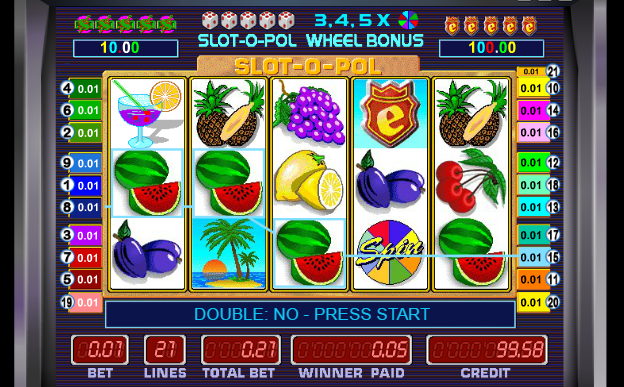 Описание игрового автомата Slot o pol Deluxe